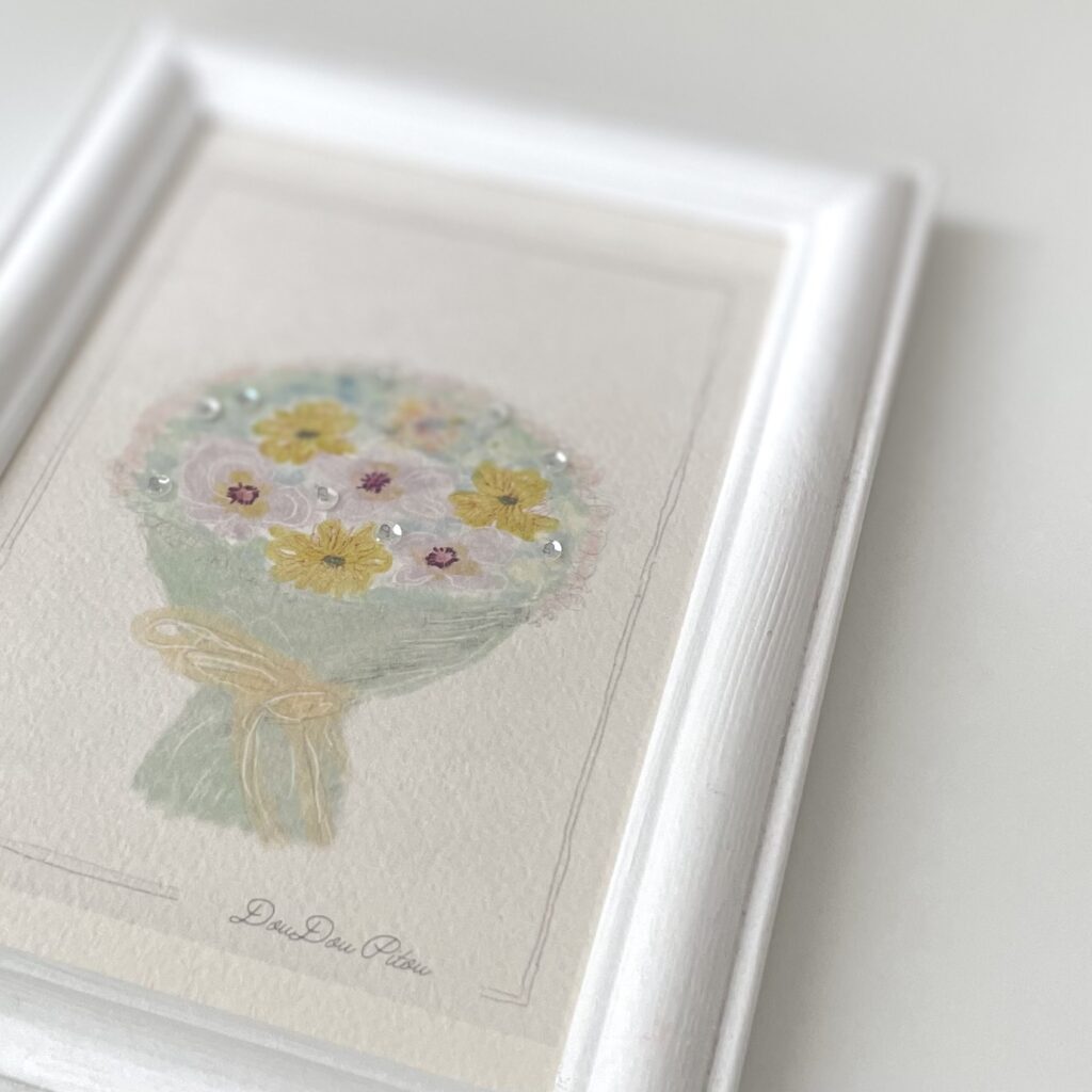 絵はがきビーズ刺繍キット
